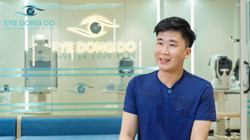 Anh Hải (35 tuổi) - Bệnh nhân phẫu thuật tật khúc xạ bằng công nghệ SmartSight tại Mắt Đông Đô