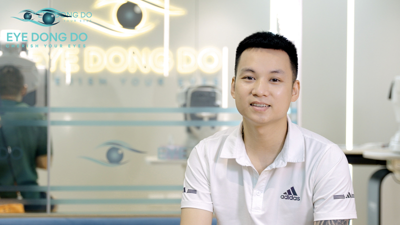 Anh Nguyễn Hữu Nhật (30 tuổi) - Bệnh nhân xóa cận bằng Công nghệ SmartSight tại Mắt Đông Đô