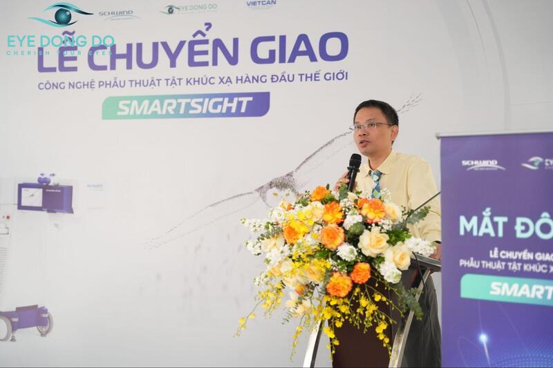 Bác sĩ CKII Hoàng Chí Tâm phát biểu về Công nghệ SmartSight